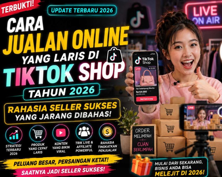Cara Jualan Online yang Laris di TikTok Shop Tahun 2026: Rahasia Seller Sukses yang Jarang Dibahas!