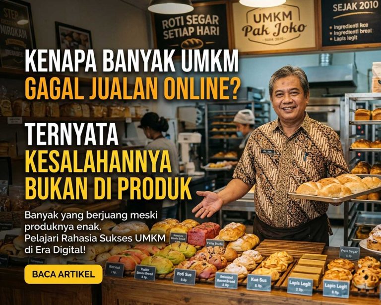 Kenapa Banyak UMKM Gagal Jualan Online? Ternyata Kesalahannya Bukan di Produk